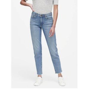 Banana Republic High-Rise Straight Leg Jeans